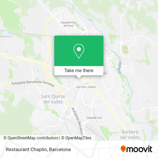 Restaurant Chaplin map