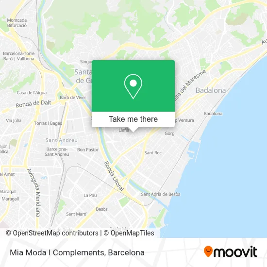 Mia Moda I Complements map