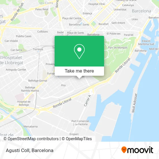 Agusti Coll map