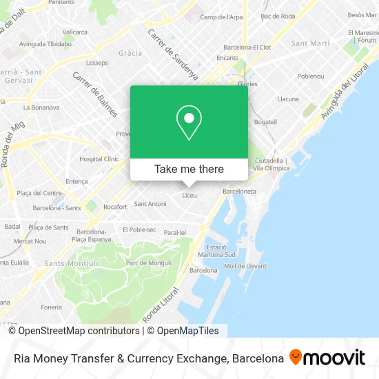 Ria Money Transfer & Currency Exchange map