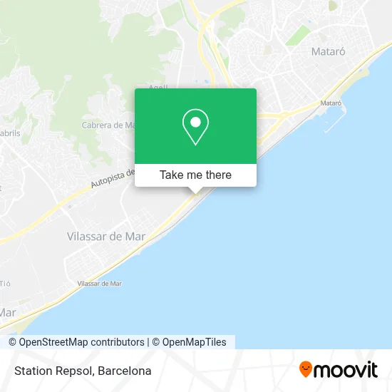 Station Repsol map