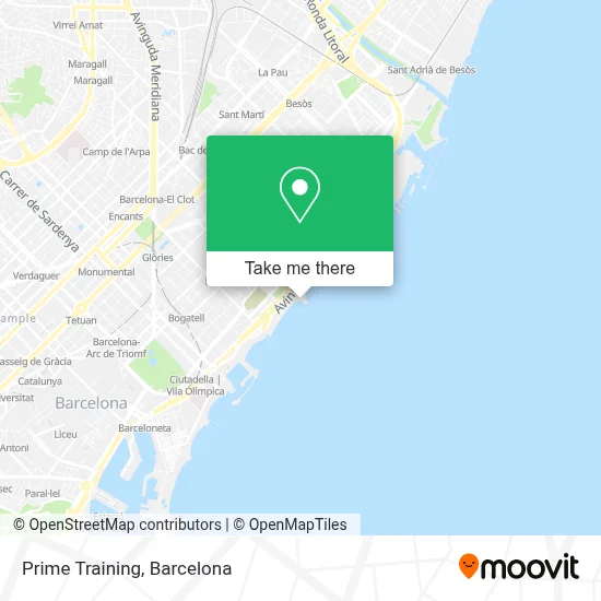 Prime Training map