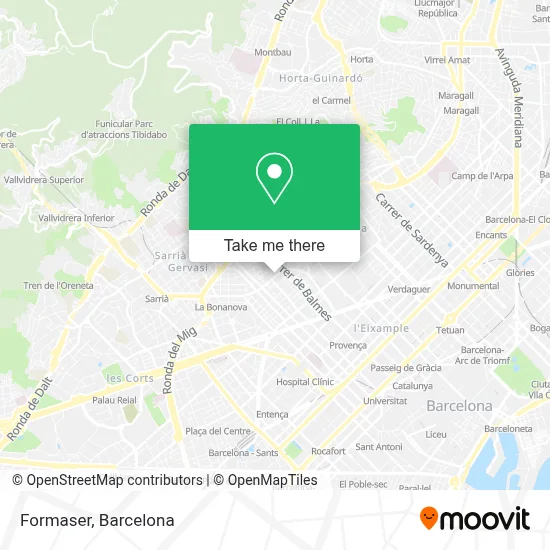 Formaser map