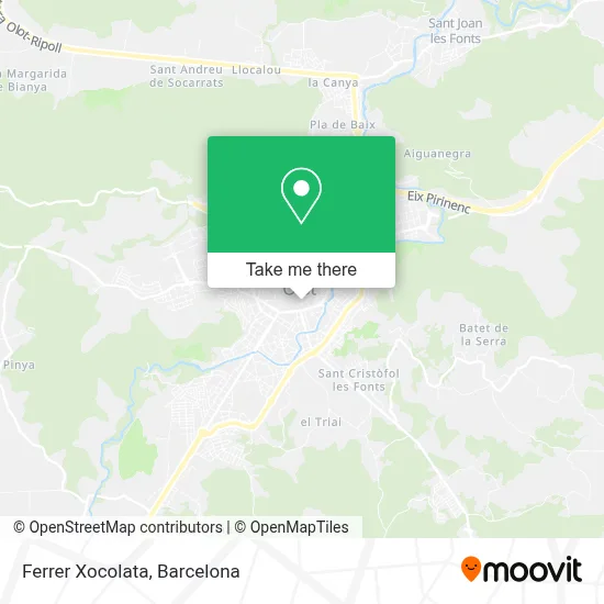 Ferrer Xocolata map