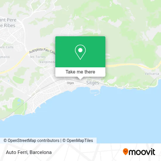 Auto Ferri map