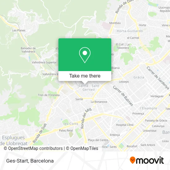 Ges-Start map