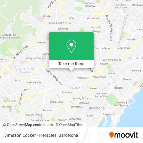 Amazon Locker - Heracles map