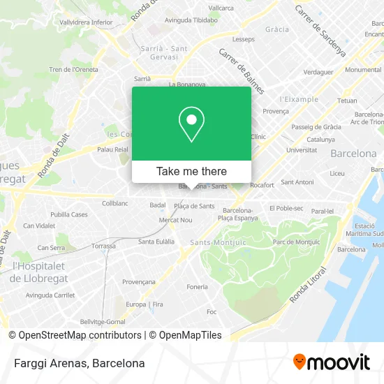 Farggi Arenas map