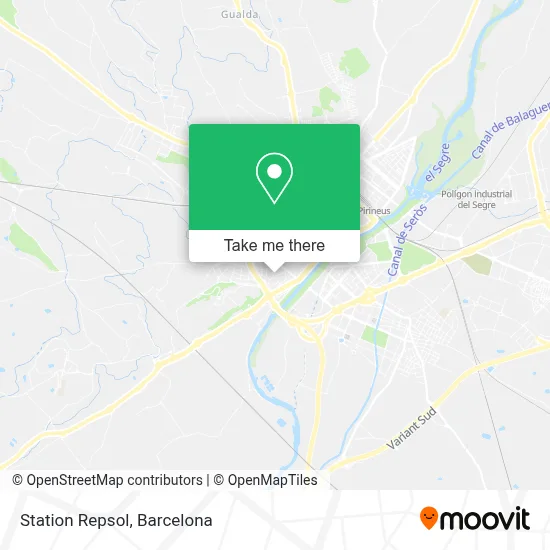 Station Repsol map