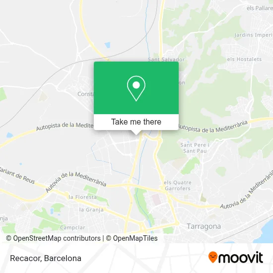 Recacor map