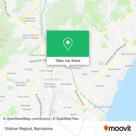 Station Repsol map