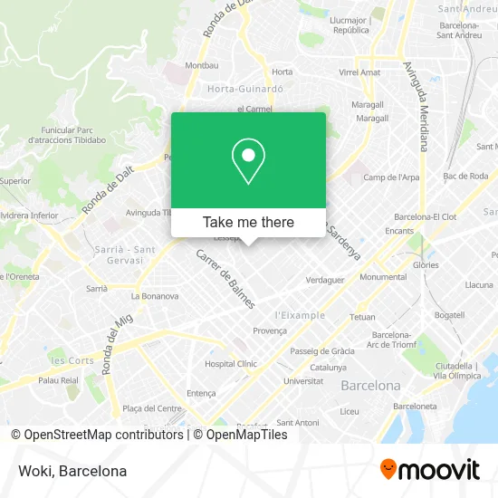 Woki map