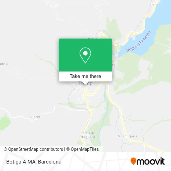 Botiga A MA map
