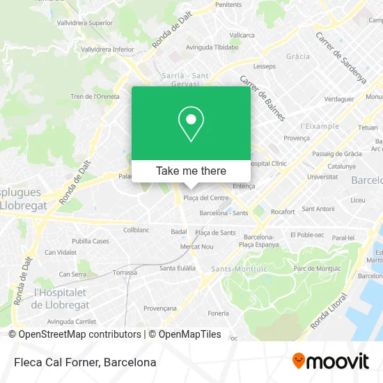 mapa Fleca Cal Forner