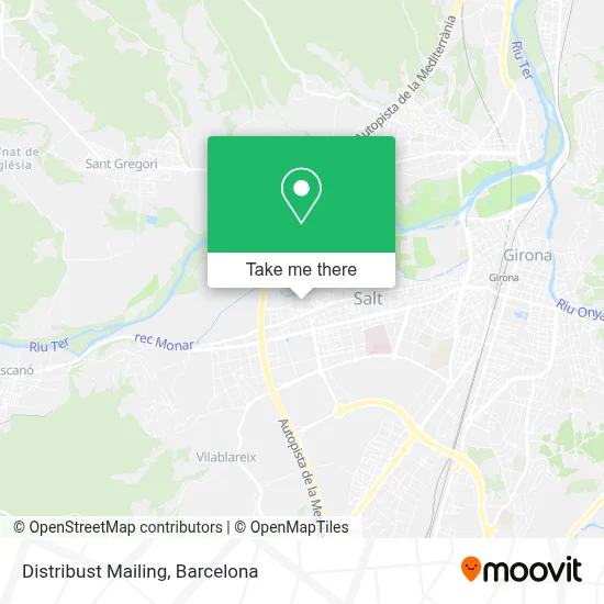 Distribust Mailing map