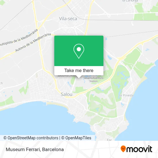 Museum Ferrari map