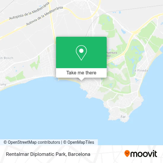 Rentalmar Diplomatic Park map