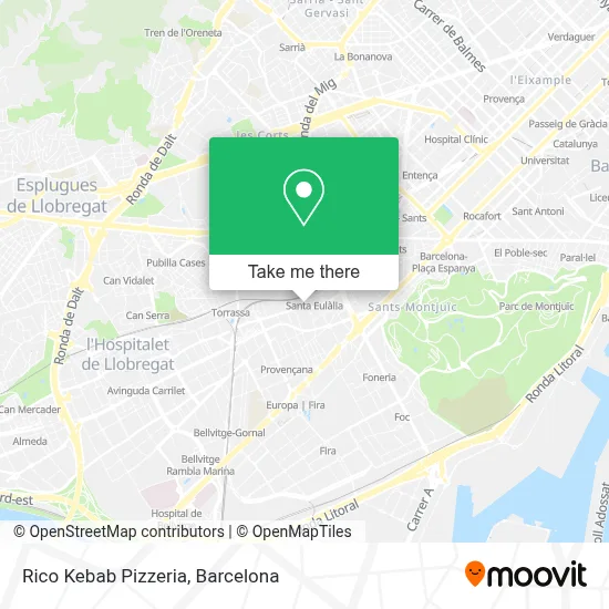 Rico Kebab Pizzeria map