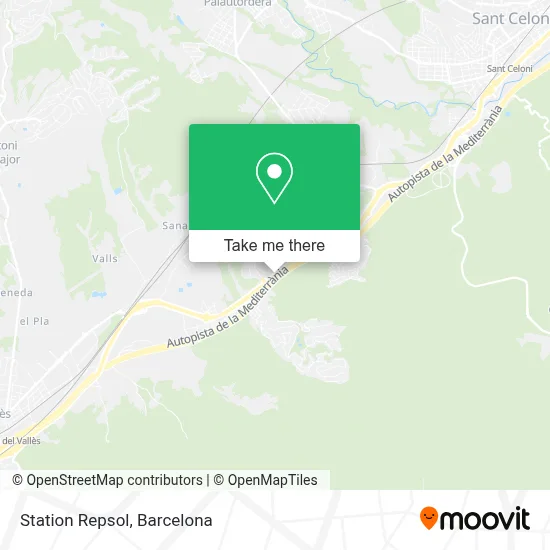 Station Repsol map