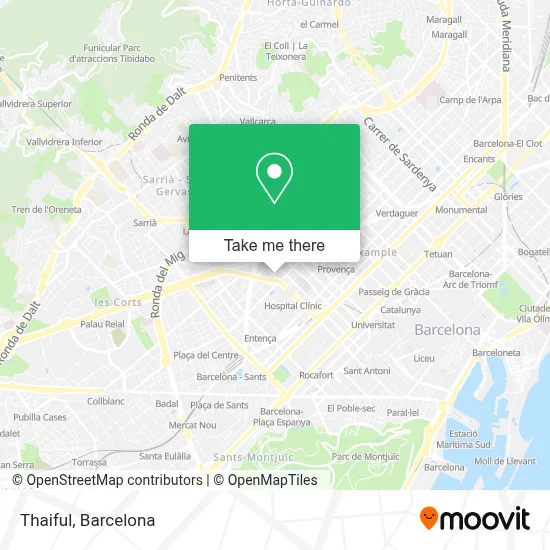 Thaiful map