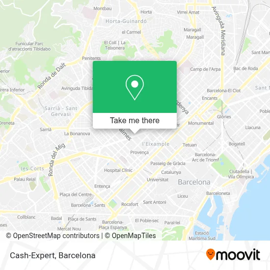 Cash-Expert map