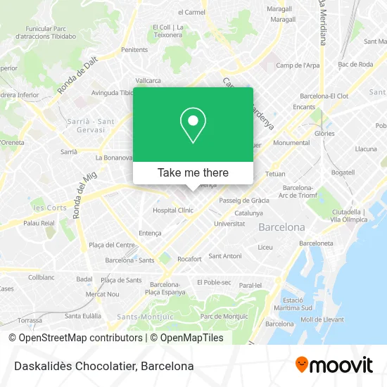 Daskalidès Chocolatier map