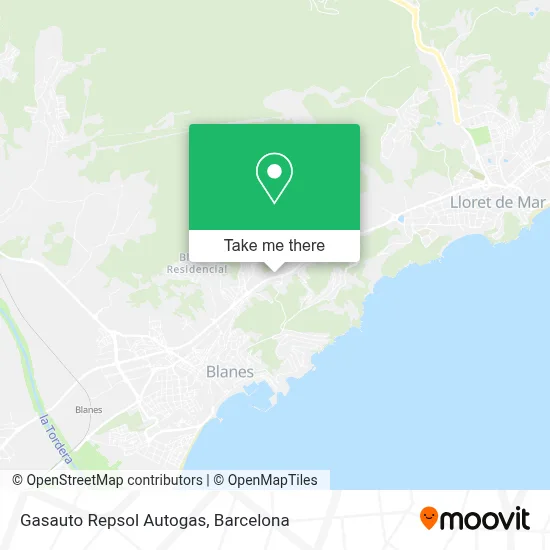 Gasauto Repsol Autogas map