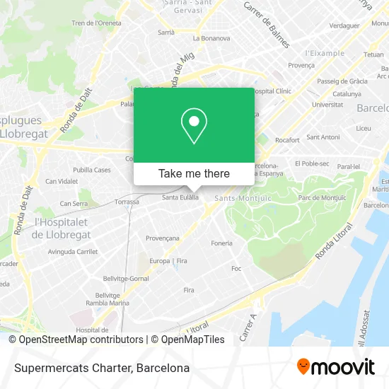 Supermercats Charter map