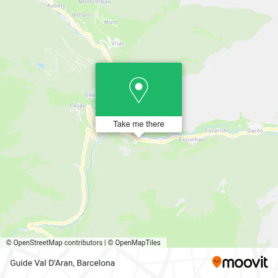 Guide Val D'Aran map