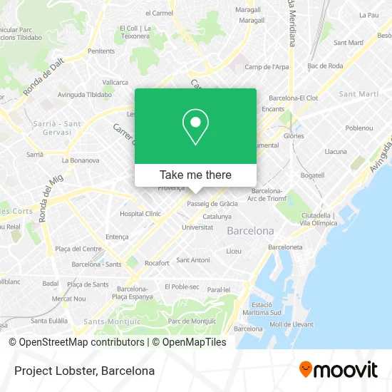 Project Lobster map