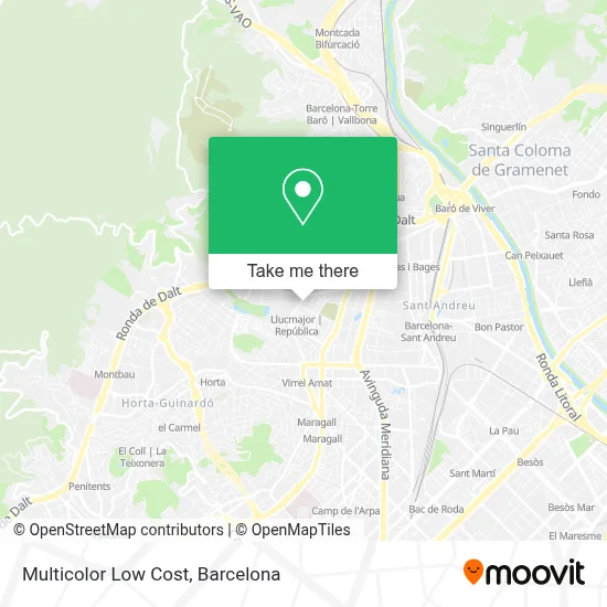 Multicolor Low Cost map