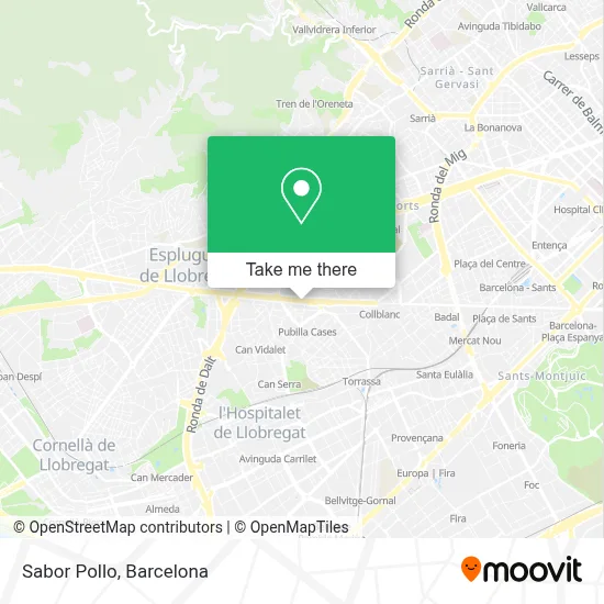 Sabor Pollo map