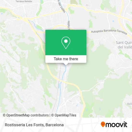 Rostisseria Les Fonts map