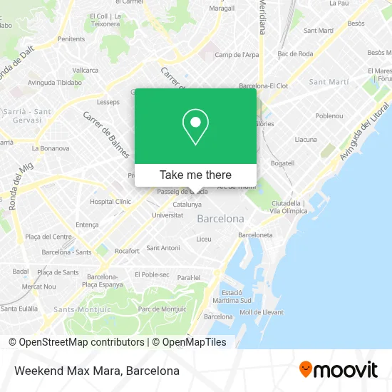 Weekend Max Mara map