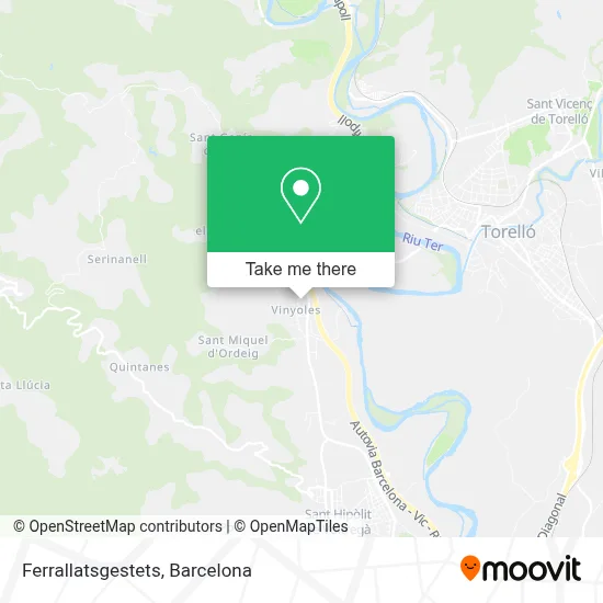 Ferrallatsgestets map