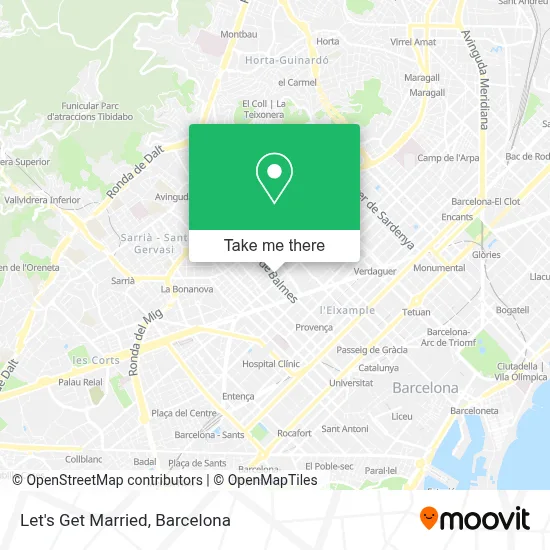 Let's Get Married map
