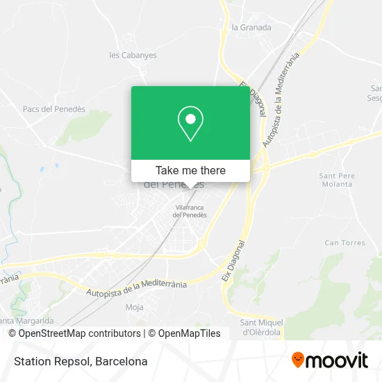 Station Repsol map