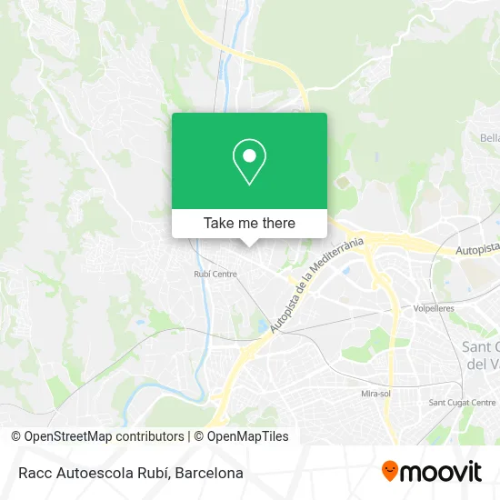 Racc Autoescola Rubí map
