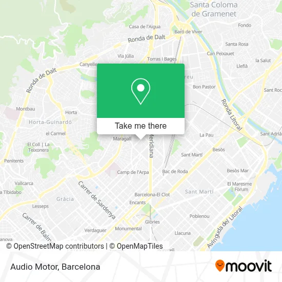 Audio Motor map