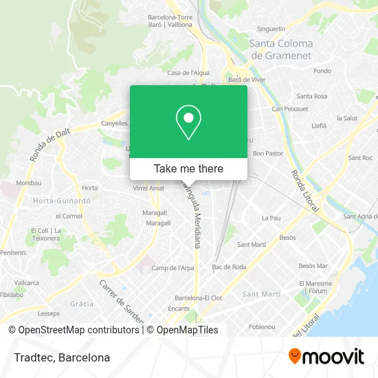 Tradtec map