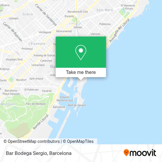 Bar Bodega Sergio map