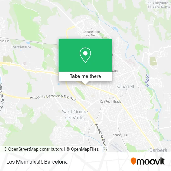 Los Merinales!! map