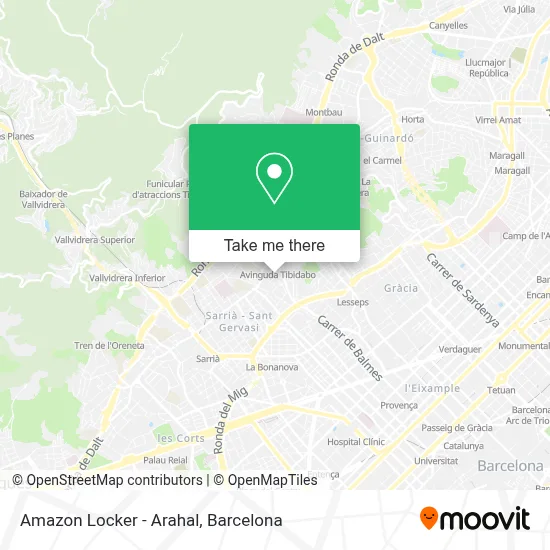 Amazon Locker - Arahal map