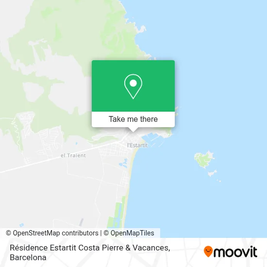 Résidence Estartit Costa Pierre & Vacances map