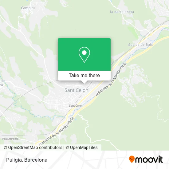 Puligia map
