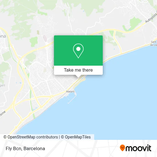 Fly Bcn map