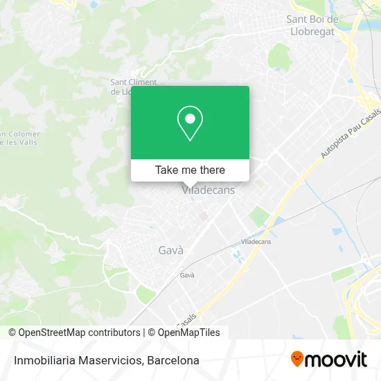 Inmobiliaria Maservicios map