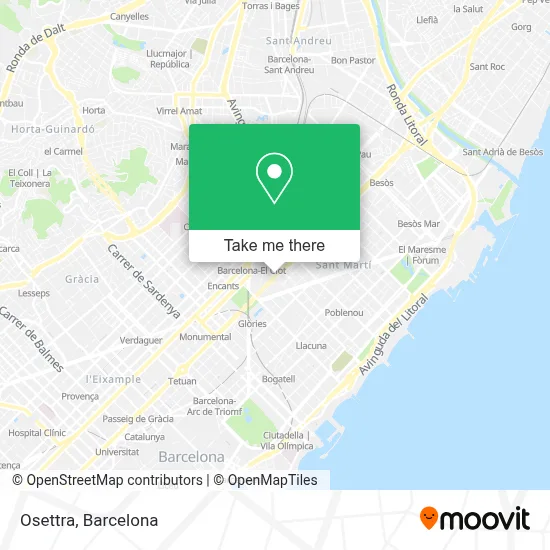 Osettra map