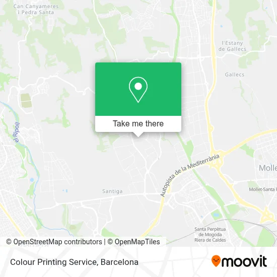 Colour Printing Service map