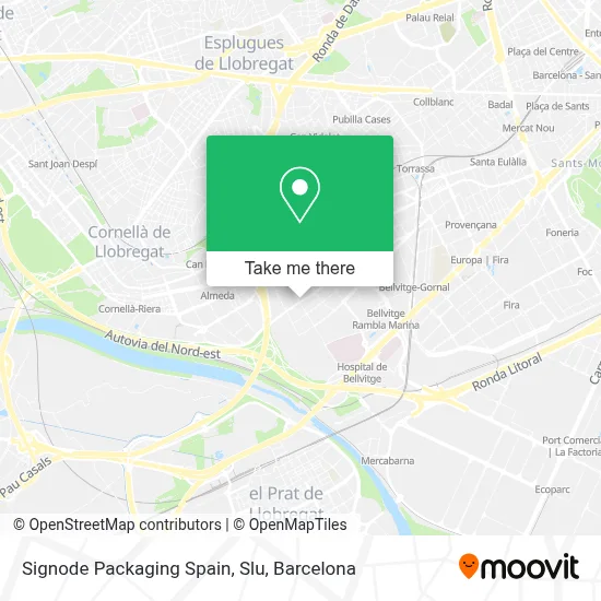 Signode Packaging Spain, Slu map